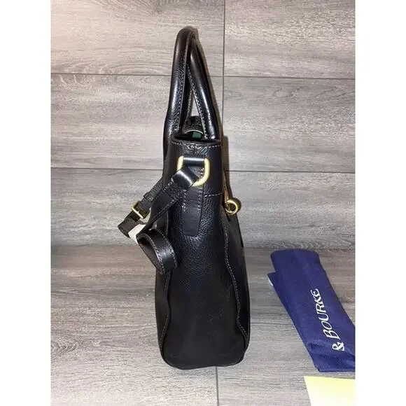 Dooney & Bourke Florentine Leather North/South black/black bag B000547